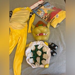 Bowser from Super Mario Halloween Costume, size small 4-6